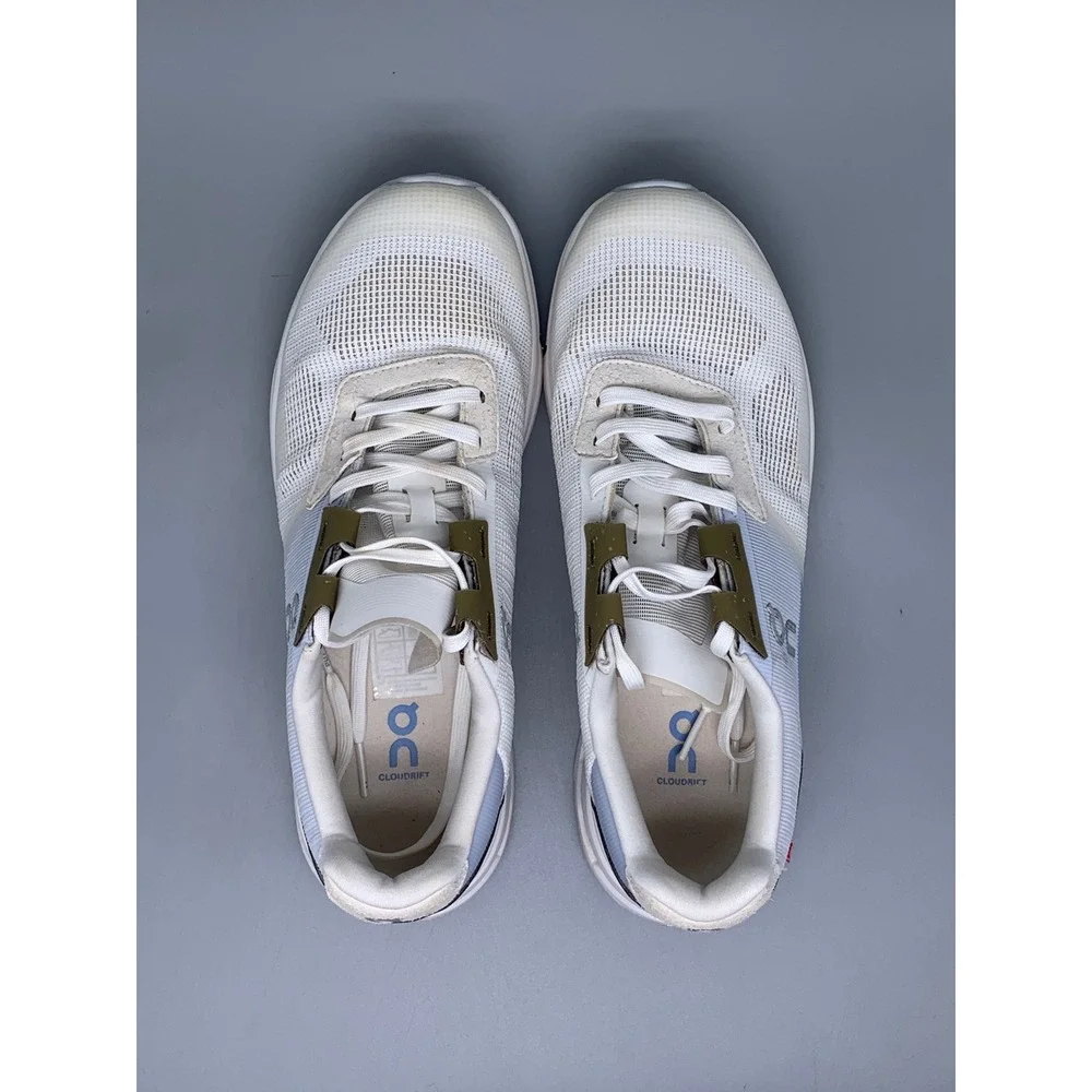 On Clouddrift White Frost Walking Shoes 87.97865 Women's Sz 8